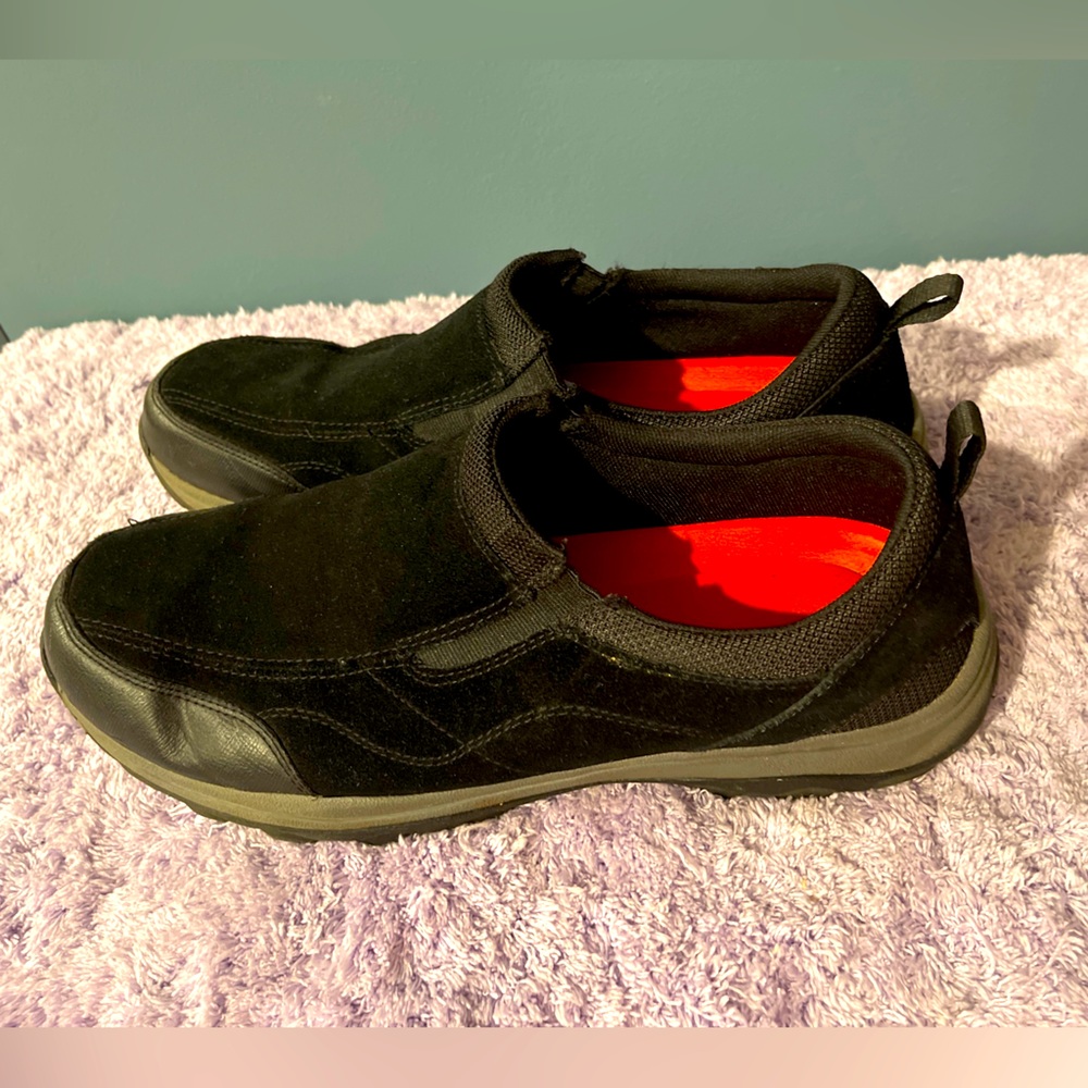 Wrangler Slip On Loafers Black Suede Casual Cushion Comfort Shoes Men's 13 NWOT